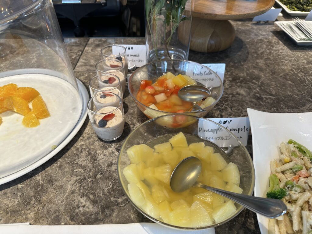 ヒルトン大阪ラウンジ朝食