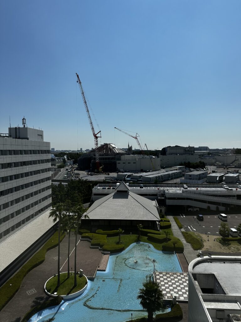 東京ベイ舞浜ホテルファーストリゾート部屋からの眺め