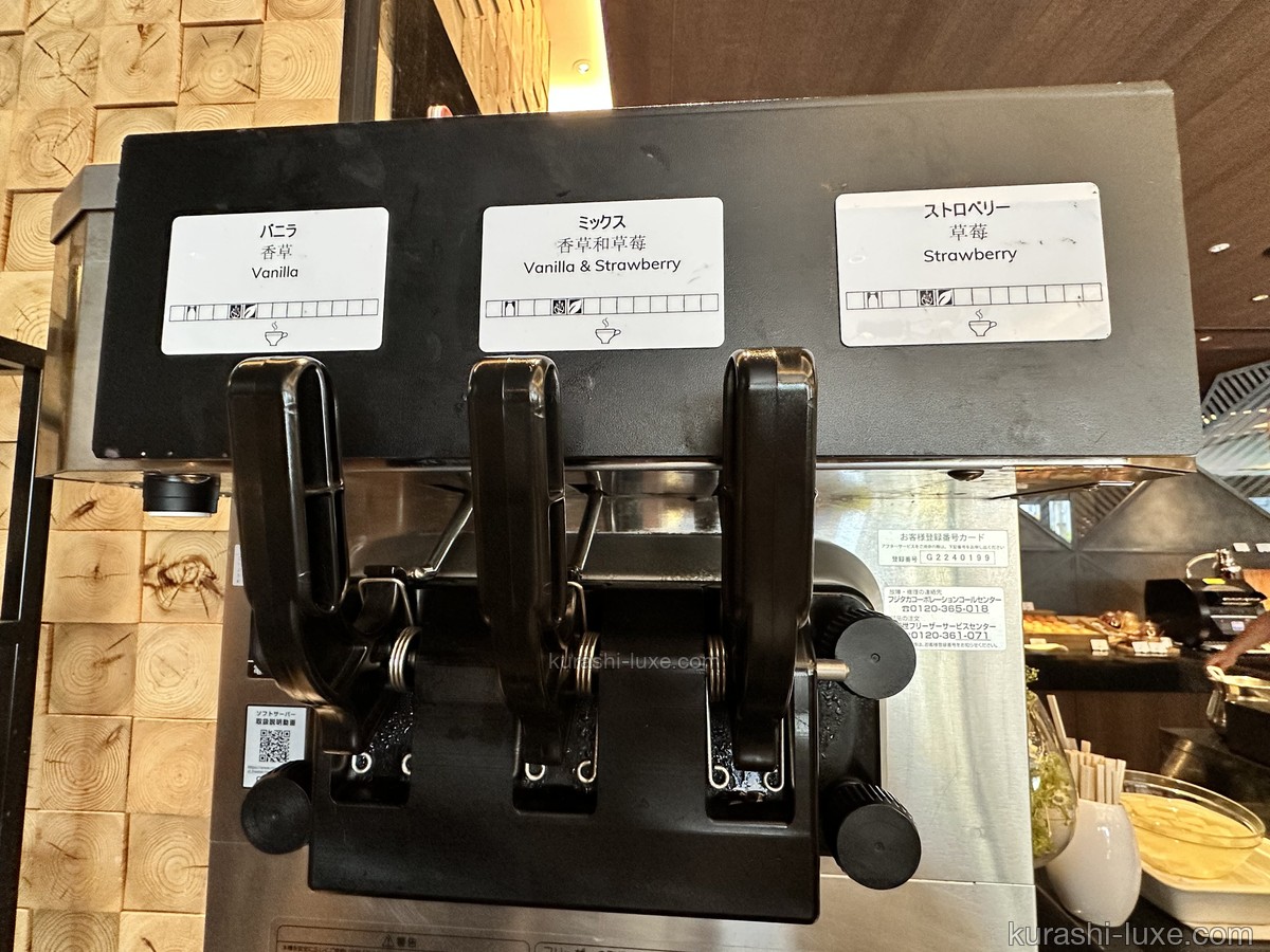 朝食ブッフェの料理