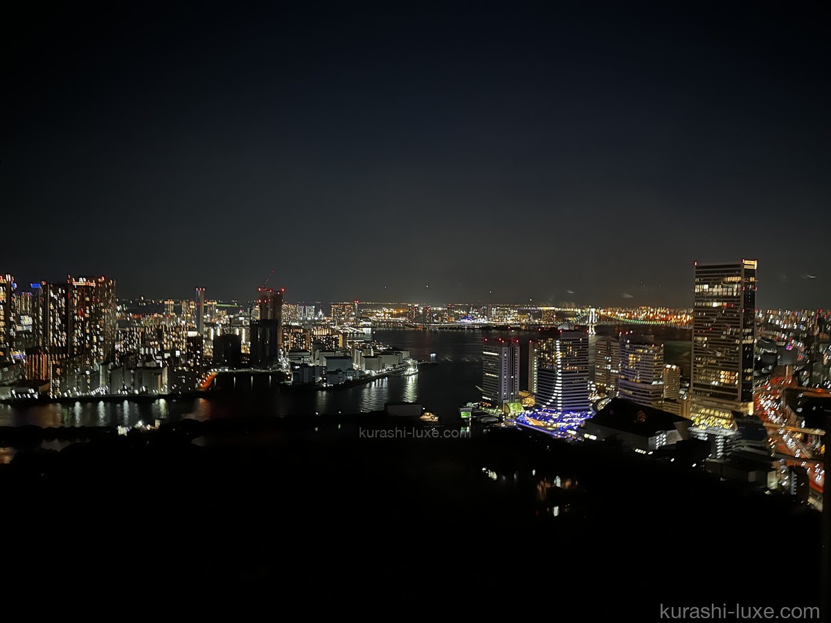お部屋からの夜景