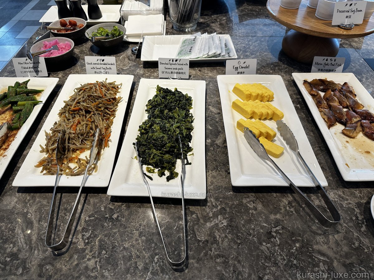 ヒルトン大阪ラウンジ朝食
