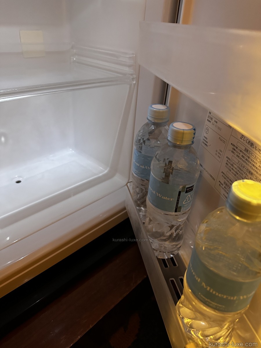 ホテルミラコスタ部屋 冷蔵庫